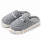 Gwen | Womens Slippers Fluffy Warm Memory Foam House Slippers Grey packshot