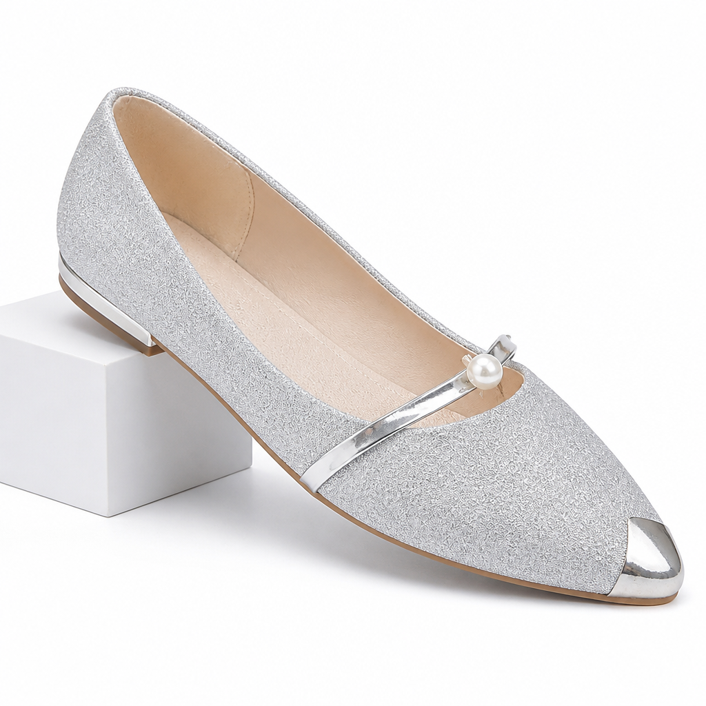 Marceline | Womens Pointed Toe Flats Slip On Shoes