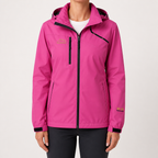 Colette | Womens Waterproof Windproof Jacket, Rose Red