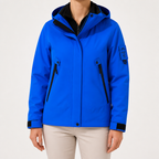 Rowan | Womens Waterproof 3 in 1 Hooded Jacket, Klein Blue 2