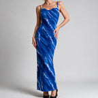 Saskia | Womens Floral Print Strappy Sleeveless Summer Slip Wedding Guest Dresses