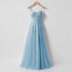 Genevieve | Womens Prom Formal Evening Gown Maxi Wedding Guest Cocktail Dresses on hanger