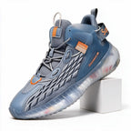 Harlan | Mens Lightweight Breathable Mesh Running On Shoes Ice Blue packshot