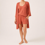 Elodie | Womens Short Sleeve Shorts Pyjama Set, Orange