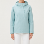 Beatrice | Womens Waterproof 3 in 1 Hooded Jacket, Mist Blue