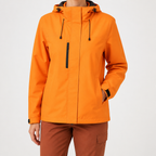 Sylvie | Womens Waterproof Windproof 3 In 1 Jacket, Orange