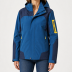 Harriet | Womens Waterproof Windbreaker Jacket, Denim Blue