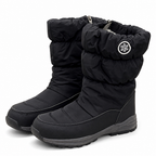 Clarabel | Womens Snow Boots Fleece Lined Warm Non Slip Winter Boots Black packshot