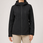 Rowan | Womens Waterproof Windproof Softshell Jacket, Black