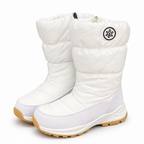 Clarabel | Womens Snow Boots Fleece Lined Warm Non Slip Winter Boots White packshot
