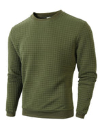 Reuben | Mens Checkered Crewneck Sweatshirt - 1