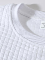 Reuben | Mens Checkered Crewneck Sweatshirt - 3