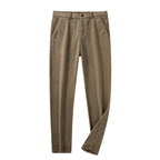 Rex | Mens Corduroy Straight Leg Trousers - 5