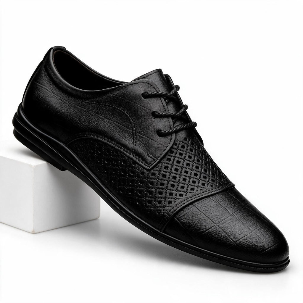 Richard | Mens Genuine Leather Round Toe Business Formal Dress Shoes