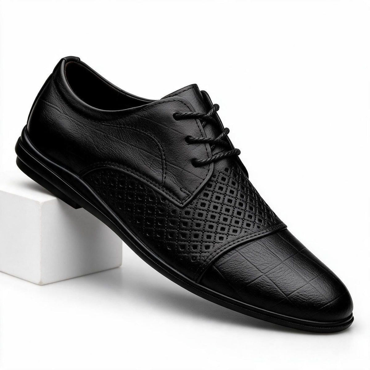 Richard | Mens Genuine Leather Round Toe Business Formal Dress Shoes