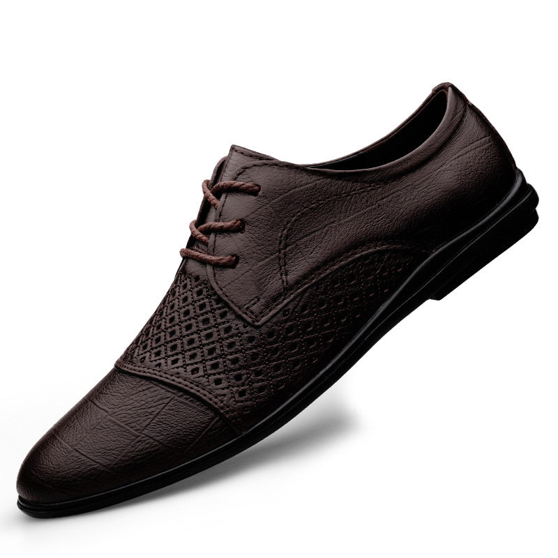 Richard | Mens Genuine Leather Round Toe Business Formal Dress Shoes