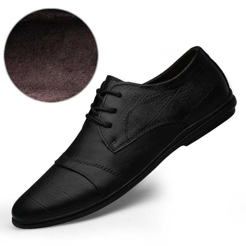 Richard | Mens Genuine Leather Round Toe Business Formal Dress Shoes