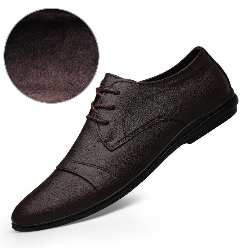 Richard | Mens Genuine Leather Round Toe Business Formal Dress Shoes