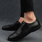 Richard | Mens Genuine Leather Round Toe Business Formal Dress Shoes