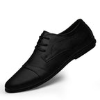 Richard | Mens Genuine Leather Round Toe Business Formal Dress Shoes