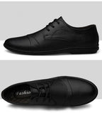 Richard | Mens Genuine Leather Round Toe Business Formal Dress Shoes