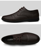 Richard | Mens Genuine Leather Round Toe Business Formal Dress Shoes