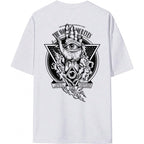 Rick | Mens Graphic T Shirt Drop Shoulder Print Casual Short Sleeve Tee