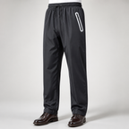 Ricky | Mens Waterproof Windproof Outdoor Hiking Rain Pants, Black 2