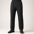 Ricky | Mens Waterproof Windproof Outdoor Hiking Rain Pants, Black