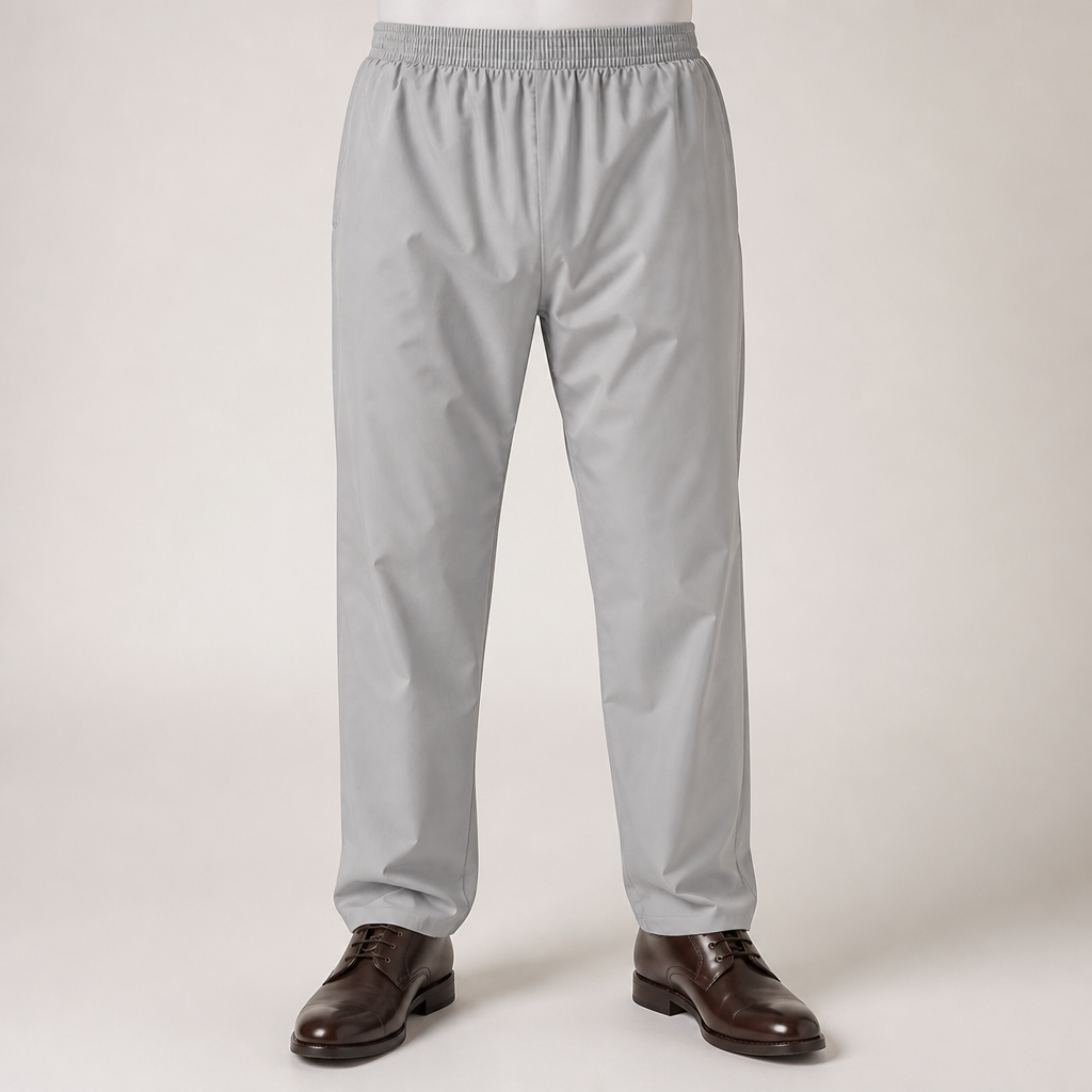 Ricky | Mens Waterproof Windproof Outdoor Hiking Rain Pants, Gray