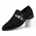 Robert | Mens Leather Pointed Toe Smart Business Formal Brogue Dress Shoes
