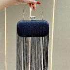 Robyn | Womens Clutch Purse Tassel Evening Shoulder Crossbody Bag