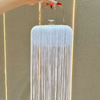 Robyn | Womens Clutch Purse Tassel Evening Shoulder Crossbody Bag