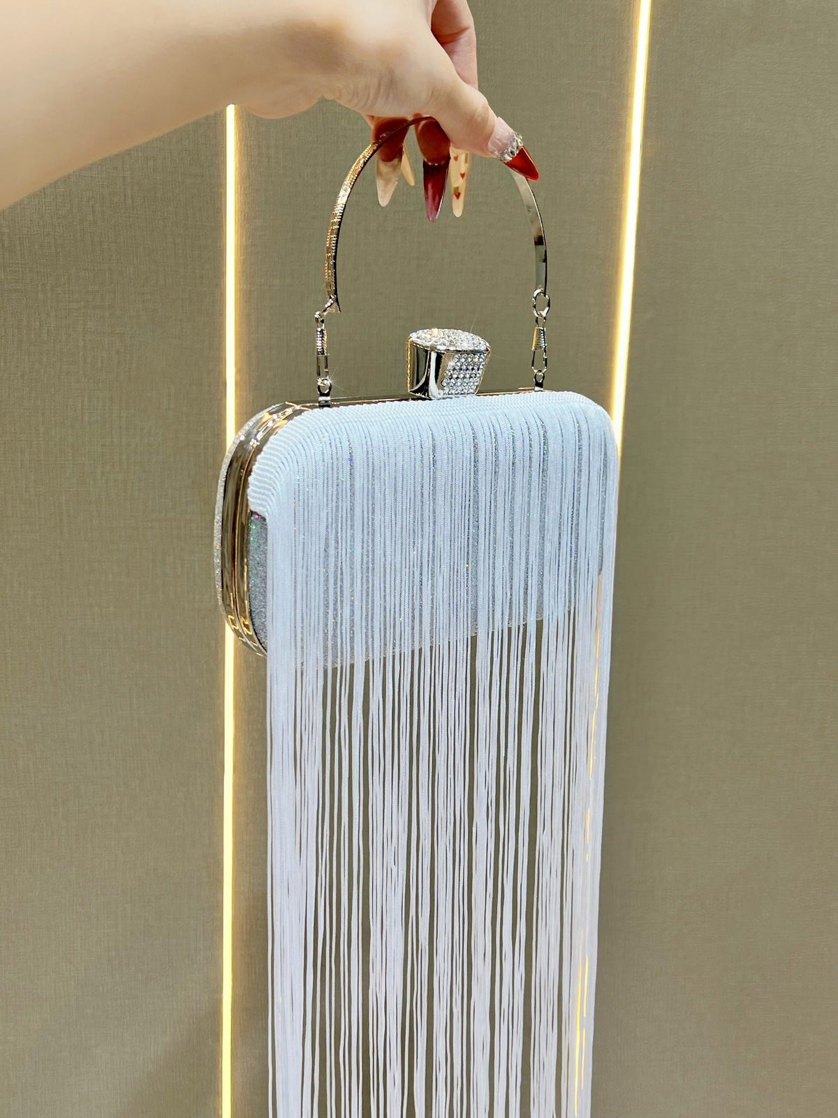Robyn | Womens Clutch Purse Tassel Evening Shoulder Crossbody Bag
