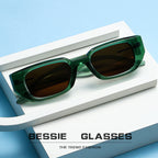 Romy | Womens Small Square Retro Sunglasses - 1