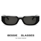 Romy | Womens Small Square Retro Sunglasses - 3