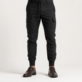 Ronald | Mens Cargo Work Multi Pocket Quick Dry Sports Pants, Black
