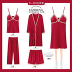 Rosalie | Womens Ice Silk Satin Pyjamas - 9