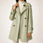Rosalind | Womens Short Windbreaker Lightweight Casual Outdoor Coat, Fruit Green