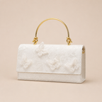 Rosanna | Womens Shoulder Bag Chain Small Square Crossbody Bag, Off White