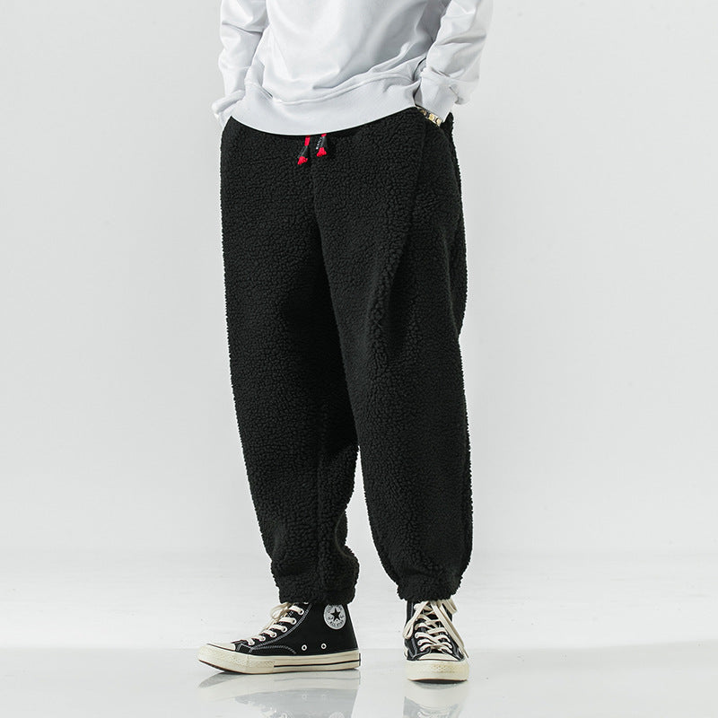 Roscoe | Mens Fleece Lined Padded Trousers - Black