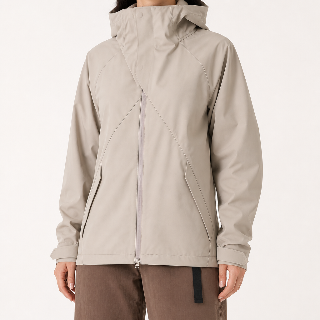Rose | Womens Water Resistant Lightweight Softshell Jacket, Khaki