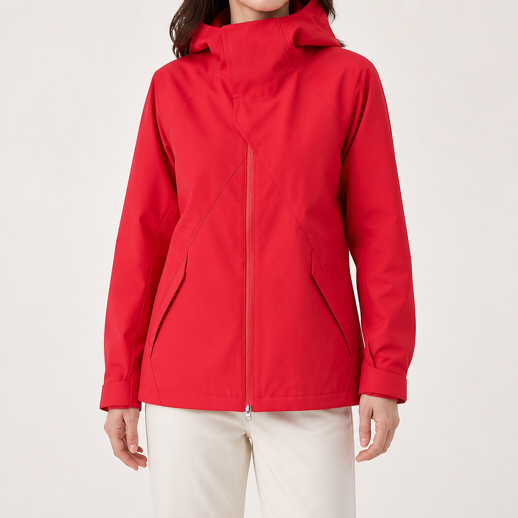 Rose | Womens Water Resistant Lightweight Softshell Jacket, Wine Red