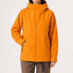 Rose | Womens Water Resistant Lightweight Softshell Jacket, Bright Orange