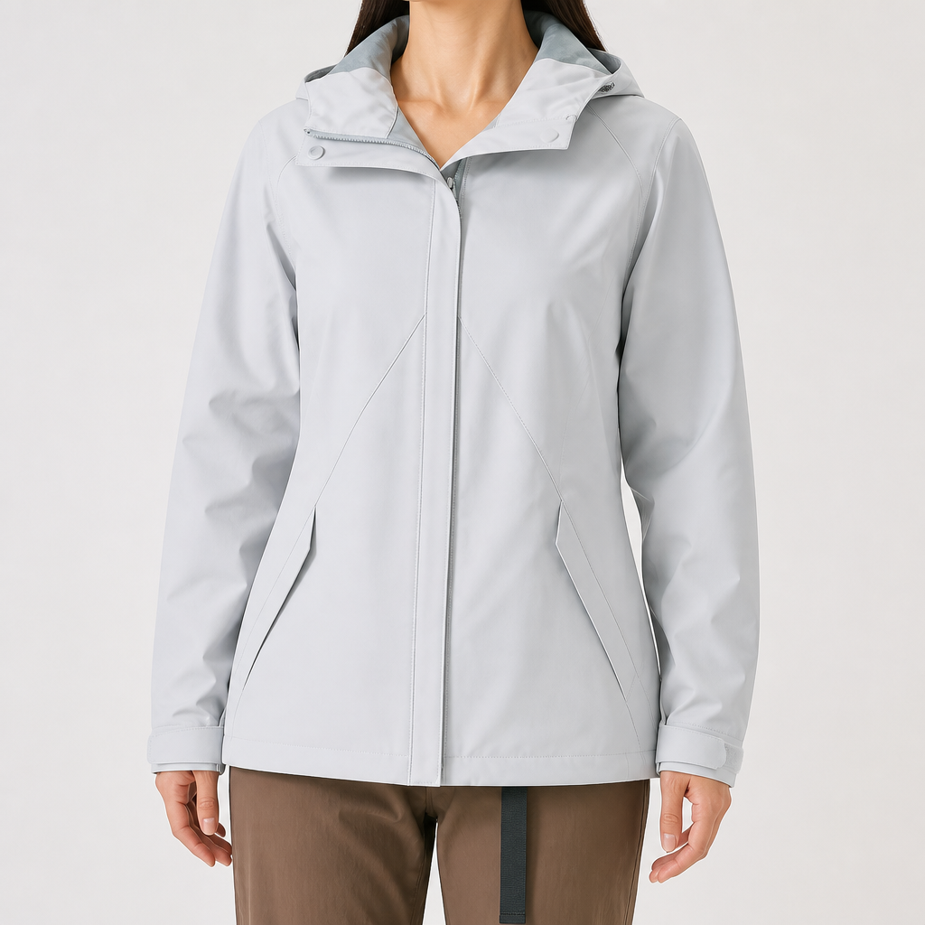Rose | Womens Water Resistant Lightweight Softshell Jacket, Grey
