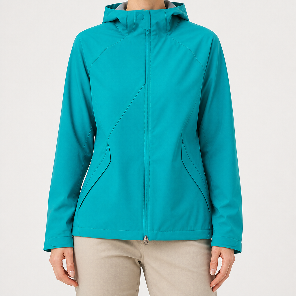 Rose | Womens Water Resistant Lightweight Softshell Jacket, Jade Green