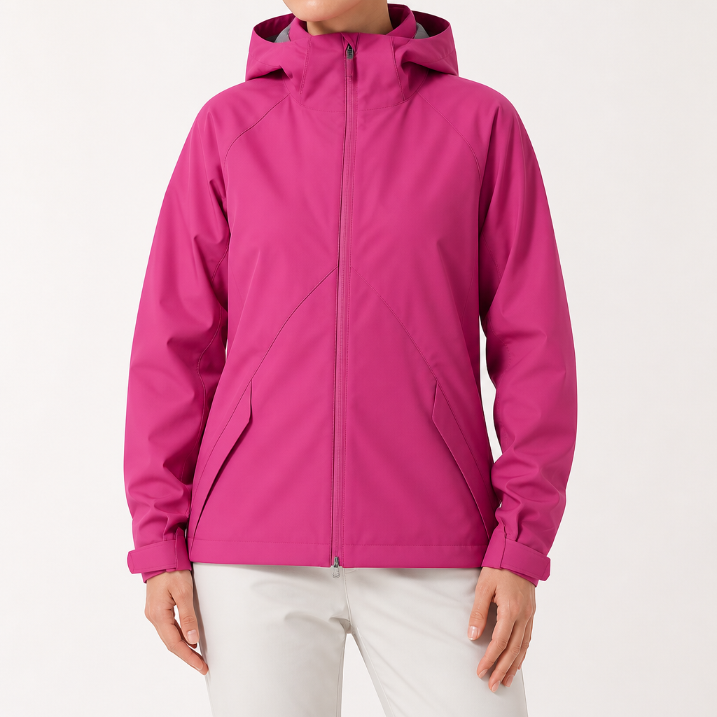 Rose | Womens Water Resistant Lightweight Softshell Jacket, Berry Red 2