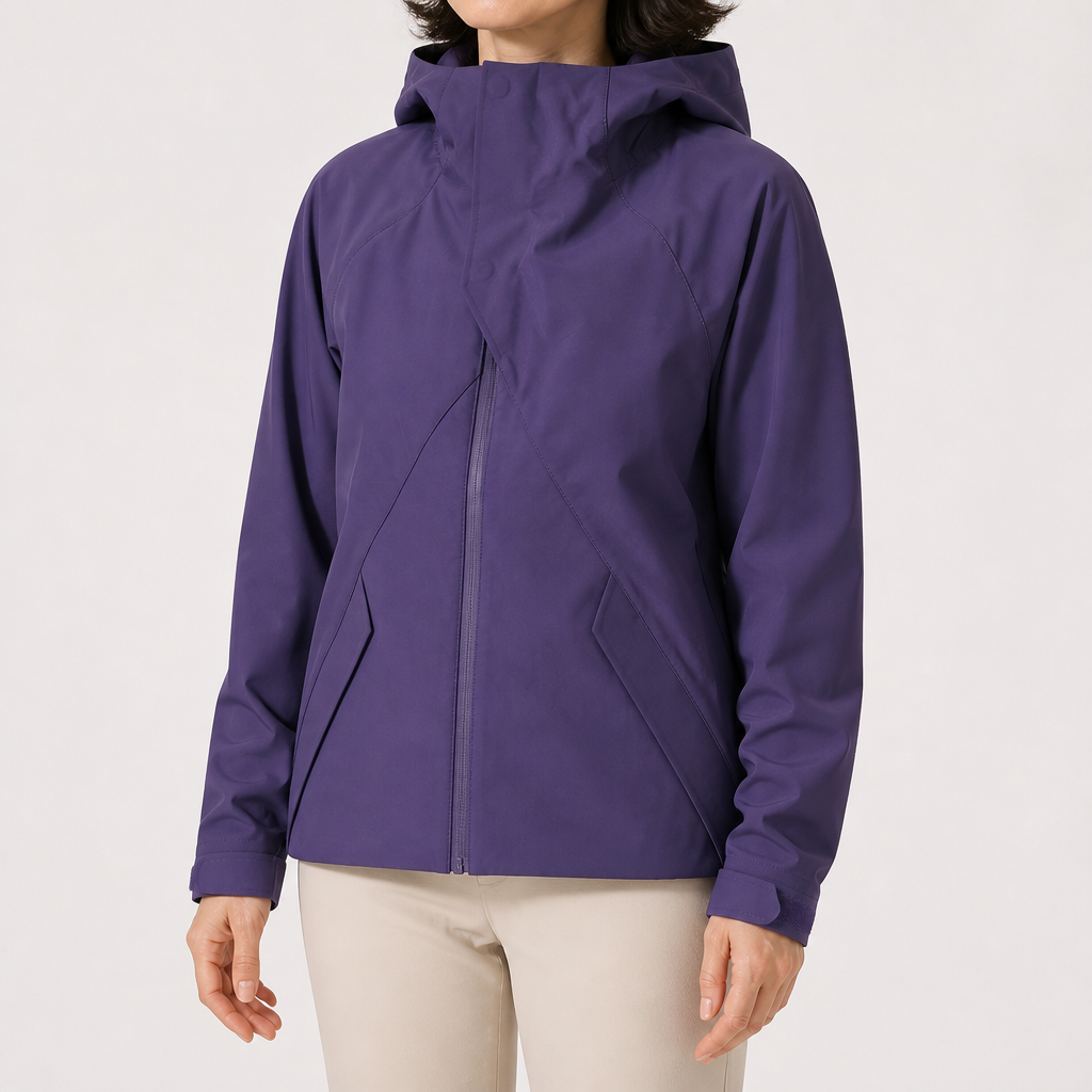 Rose | Womens Water Resistant Lightweight Softshell Jacket, Purple 2