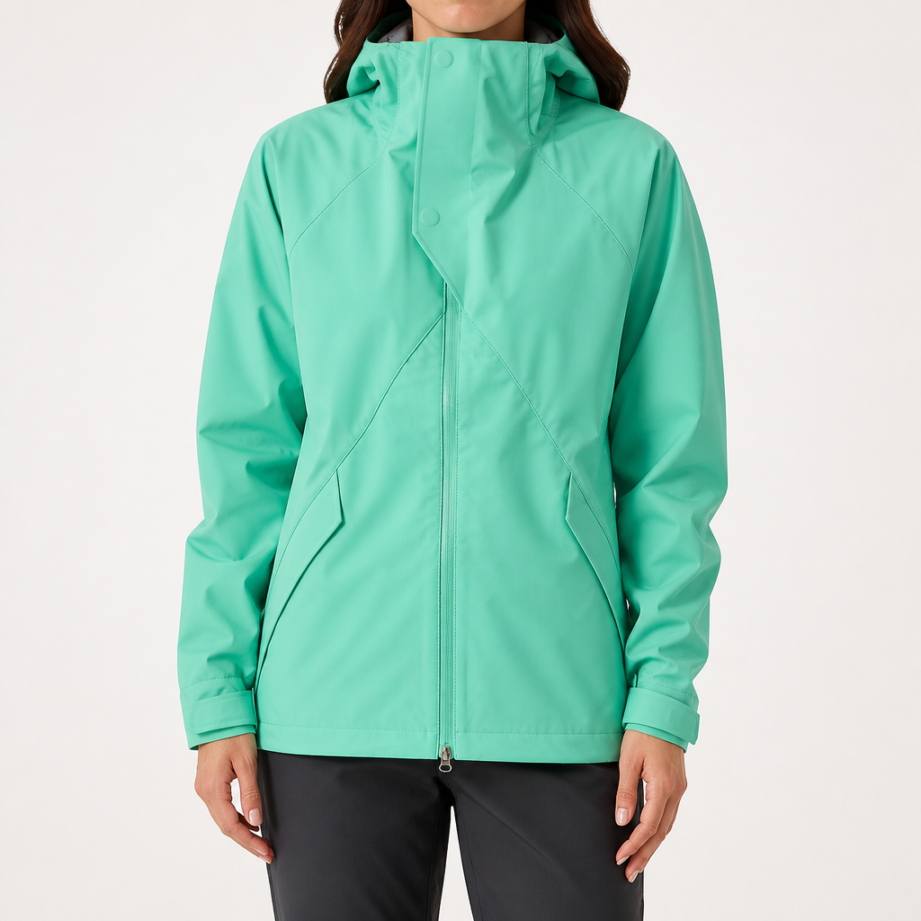 Rose | Womens Water Resistant Lightweight Softshell Jacket, Fern Green 2
