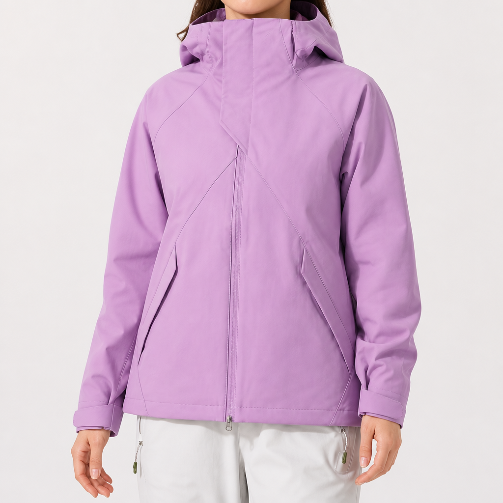 Rose | Womens Water Resistant Lightweight Softshell Jacket, Blush Pink 2